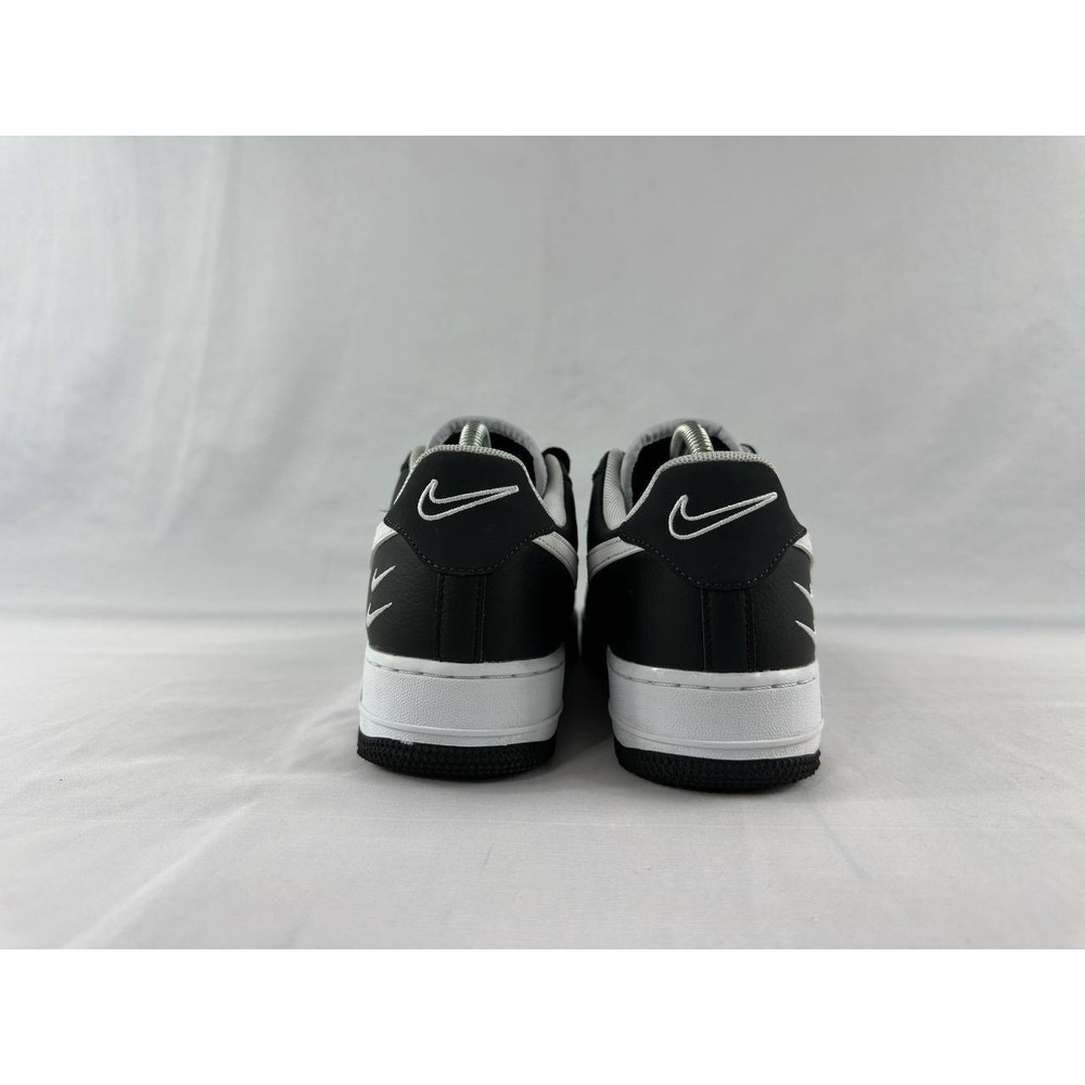 Nike Air Force 1 '07 LV8 'Double Swoosh - Black White' CT2300-001 Men's Size 8.5 - Picture 7 of 10